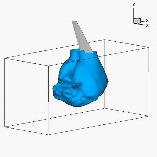 Vortex formation in drag-based paddling propulsion