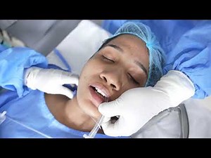GIRL GOING UNDER ANESTHESIA - PREPARING FOR SURGERY