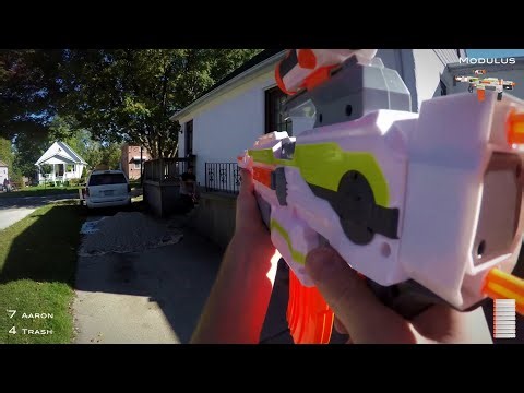 Nerf Gun Game Part 1 | POV Nerf Gun (Modulus)