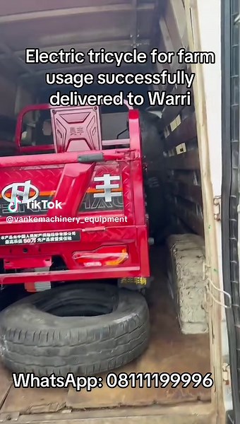 Electric Tricycle Deliveries for Poultry Farming in Warri