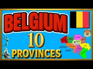 Belgium Map Explained 🇧🇪 | 10 Provinces of Belgium