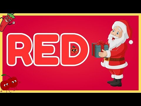 Color Red | Learn the Color Red with Examples | The Color Song | Coloring