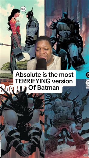 Absolute Batman is the last version of the character that I’d ever want to mess with, the second I see him pull out that axe I’m giving up immediately, quite literally everything that makes Batman scary gets turned by 20 #batman #absolutebatman #brucewayne #dc #comics