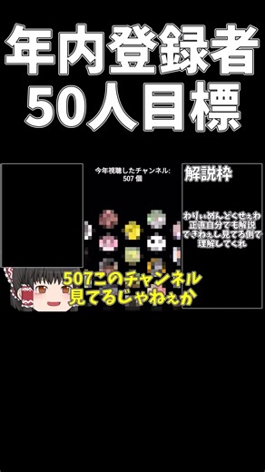 【ネタ】2025年のYoutubeハイライトを実況解説してみた！ #ゆっくり実況 #ゆっくり解説#shorts