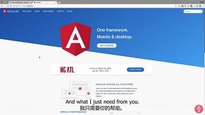 Angular教程【中英字幕】【Github排名第一】【油管五百万粉】【最热计算机教程】