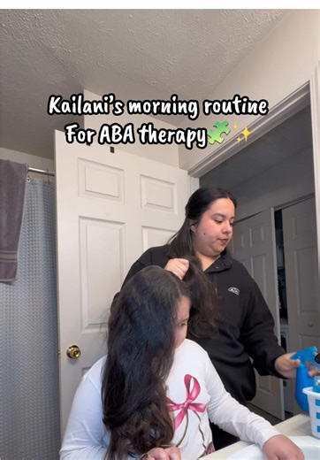Kailani's Morning Routine for ABA Therapy