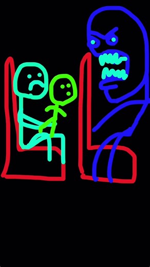 POV when you are on a 13 hour flight with a screaming baby #animation #memes #funny #drawing