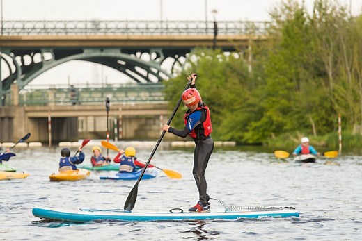 Stand-Up Paddleboarding | SUP at Tees Barrage | Tees Barrage