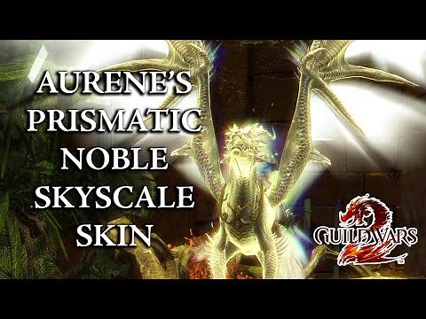 Aurene's Prismatic Noble Skyscale Skin Spotlight