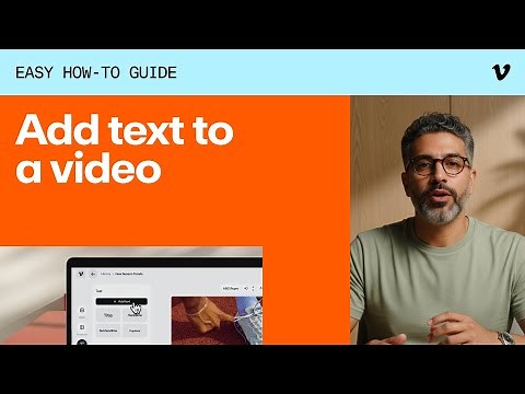 How to add text to a video on Vimeo