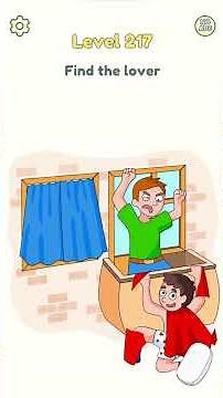 DOP 2 : Delete One Part level 217 Gameplay Walkthrough ( ios , Android ) #Shorts