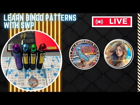 LEARN BINGO PATTERNS LIVE w/ SWP‼️ #bingo #bingogames #fun #learn #learning #social #conversation