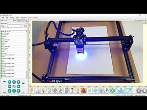 ORTUR Laser Master 2 - installation of LaserGRBL drivers and software, examples of engraving