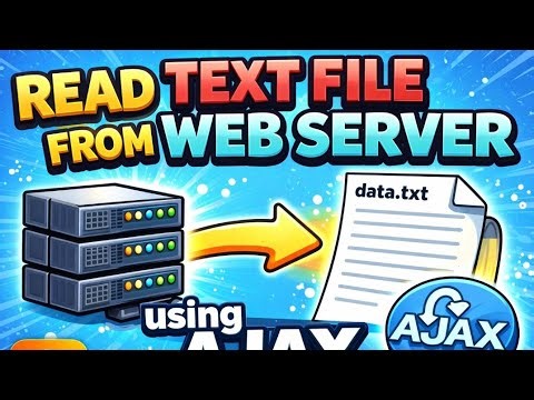 Ajax code for reading text file from web server 