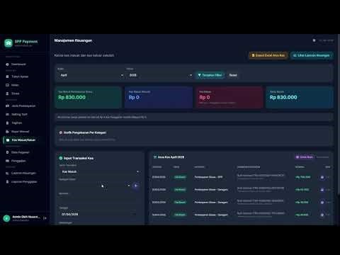 Source Code Sistem Informasi Pembayaran SPP + Payment Gateway DOKU | PHP MySQL CI4 Web Mobile
