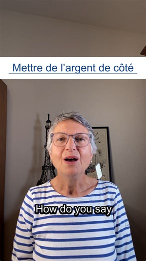 How to say "put money aside" in French! 💰 🇫🇷 For more French practice, join my French/English newsletter with audio! 🔊 🇫🇷 👉 https://mailchi.mp/speaklikeaparisian/newsletter | Speak like a Parisian
