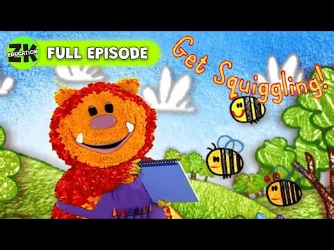 Get Squiggling | Series 1, Episode 24 | Bee 🐝💨 ✏️ | ZeeKay Education
