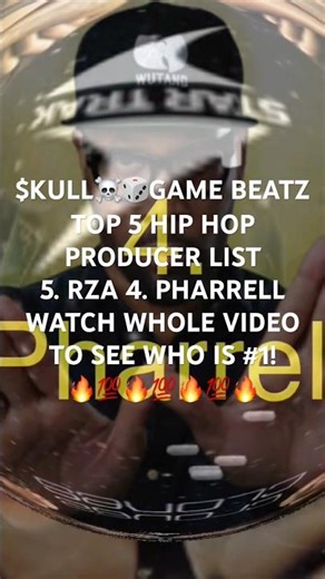 Top 5 ALL-TIME Hip Hop Producers #hiphop #top5 #beats #freebeats #creativemusic #boombap #typebeat