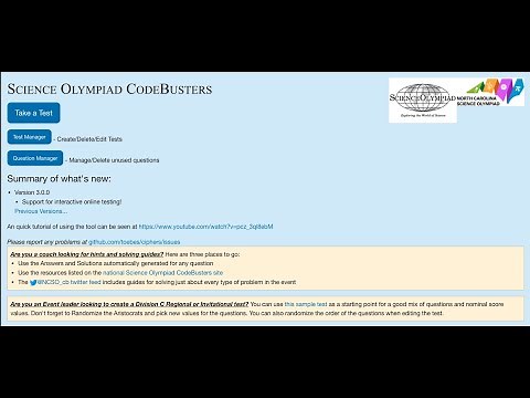 Interactive Codebusters Test Explanation
