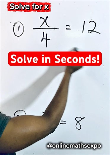 How to Solve for x #viralmathshorts #viralmath