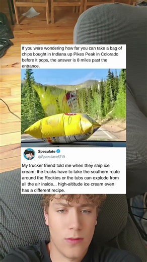 Truckers Have To Take Special Routes To Prevent High Altitude Ice Cream Tubs From Exploding