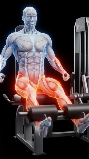 Explosive Quads with Leg Extensions 🦵 | Ultimate Quad Isolation Workout #bodybuilding #motivation
