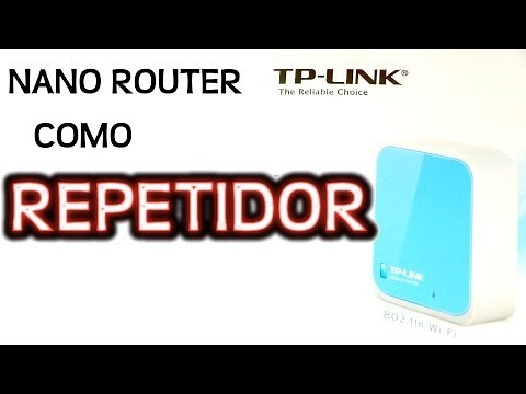 TPLink Nano Router como repetidor - WR702N