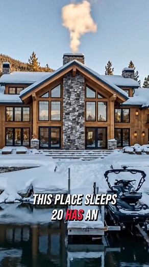 Looking for a last-minute Deep Creek getaway? This house sleeps 20, has a private indoor pool, hot tub, fire pit, and a free boat slip — all just one minute from Wisp Ski Resort. The perfect winter escape is waiting. ❄️🔥🏔️ #DeepCreekLake #DeepCreekRental #WispResort | Deep Creek Lake Vacation Rentals Highland Manor