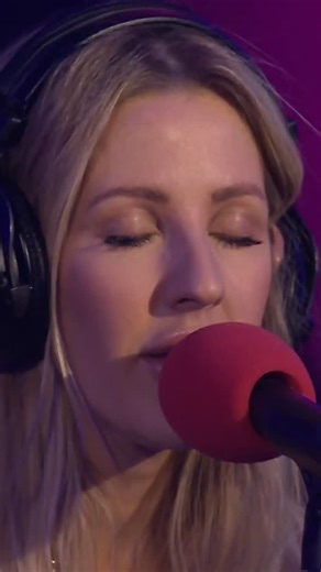 Ellie Goulding HQ on Instagram: "Ellie performing her cover of River in the live lounge 🖤"