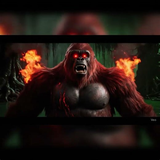 🦍🧊vs🦍🔥 #dinosaur #バトル #ドラゴン #Tyrannosaurus #最強王図鑑 #恐竜 #ゴリラ #jurassicworld #jurassicpark