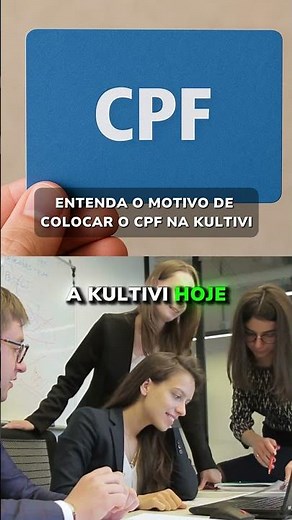 Why does Kultivi ask for CPF when registering?