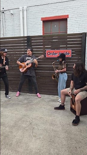 Sam on Sax solo steals the Bowstring Raleigh acoustic VIP #livemusic #reggae