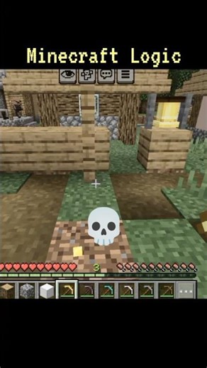 Minecraft Golden Picaxe LOGIC #bome