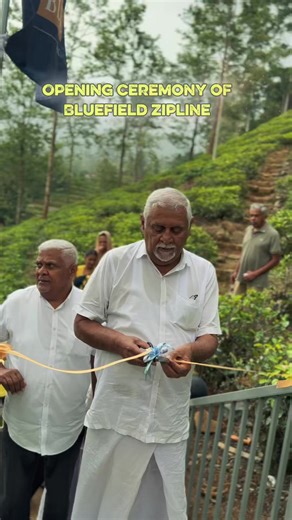 Bluefield tea Zipline opening #bluefield #nuwaraeliya #zipline #openingceremony #adventure