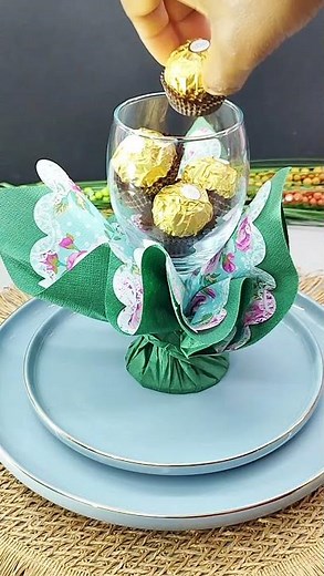 Servietten falten pliages de serviettes #diy #handmade #geschenkideen
