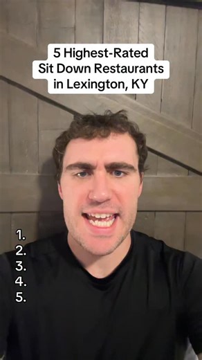 Restaurant Ranking - 5 Highest-Rated Sitdown Restaurants in Lexington, KY #lexington #kentucky #restaurant | Discovery Matt