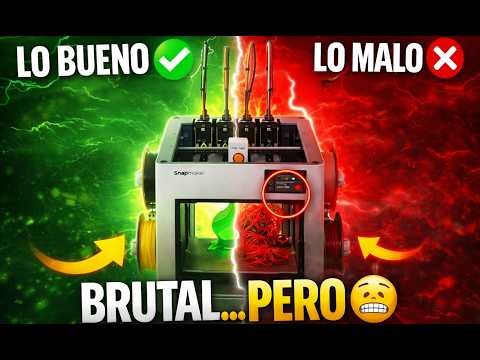 Esta impresora 3D es INCREÍBLE… pero tiene un fallo 😳 | Snapmaker U1