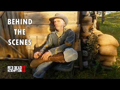 What Is Captain Russell Doing Before He Sees You? (Out Of Bounds) | RDR2