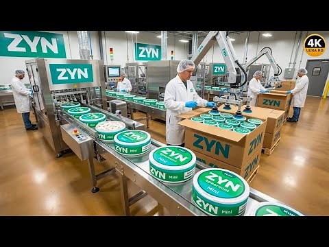 Inside the ZYN Factory: How Nicotine Pouches Are Really Made (Full Process)