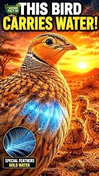 The Bird That Carries Water in Its Feathers | Sandgrouse Mystery