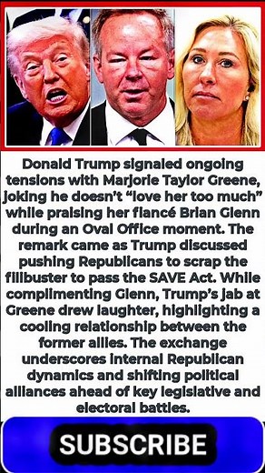 Donald Trump Makes Snide Comment About Marjorie Taylor Greene Right To Her Fiancé's Face