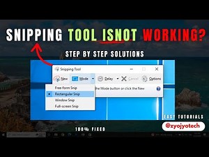 🛠️ How to Fix Snipping Tool Not Working in Windows 11 | Quick & Easy Solutions!