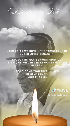 Bespoke Unveiling Invitations for Memorable Memorials