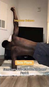 Exercises You Can Do At Home: Side Plank + Hip Dips #bigmaine