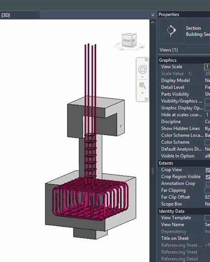 How to Model Structure(Column-Rebar) in Revit Part-8