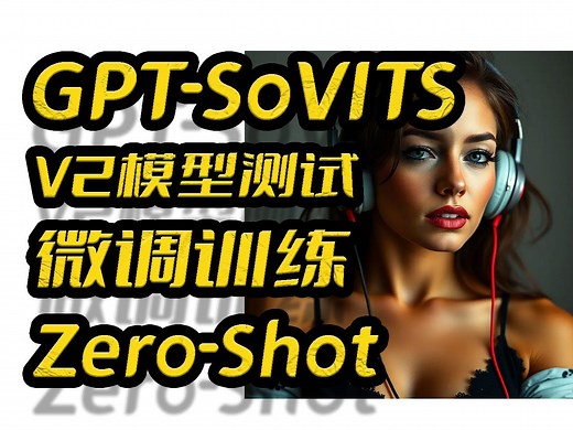 GPT-SoVITS-V2模型测试,声音克隆(zero-shot),微调训练(fine-tuning),文字转语音,花佬开源