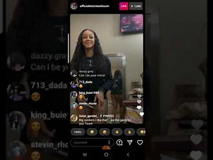 Mizz twerksum Twerking On Instagram live