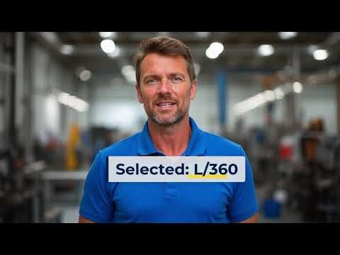 Deflection Limit — L/360 L/240 Calculator — How to Use It | Engineering Tool