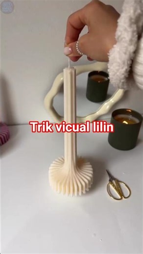 I thought the candle was a failure, but it turned out to be just an optical trick! 😱🕯️