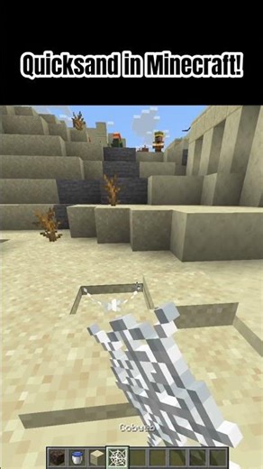 Quicksand in Minecraft!☠️